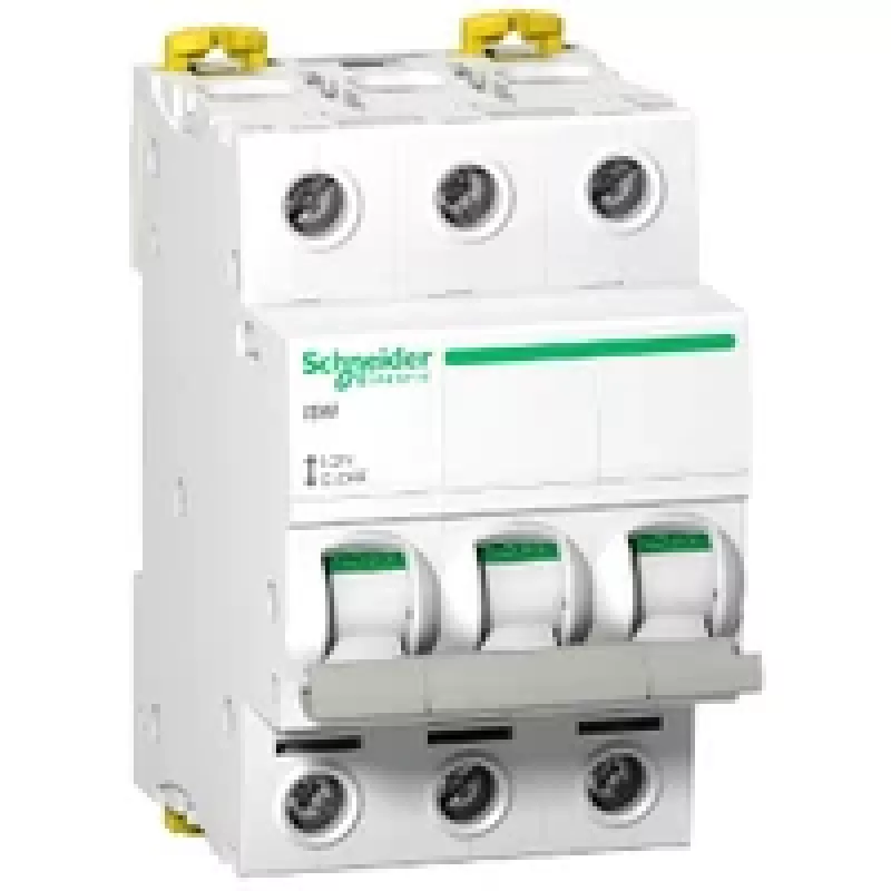 Schneider Electric Acti9 iSW A9S65363 3-napainen turvakytkin 63A 400V AC valkoinen