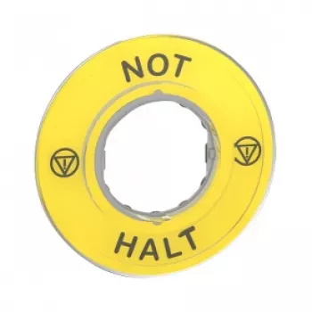 APC ZBY9220 hätäpysäytysmerkki - keltainen, 60 mm, pyöreä