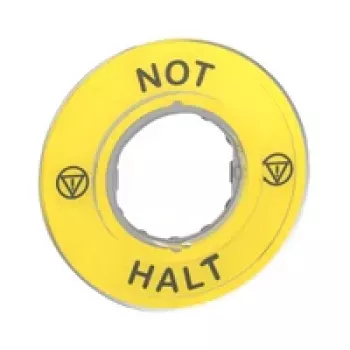APC ZBY9220 hätäpysäytysmerkki - keltainen, 60 mm, pyöreä