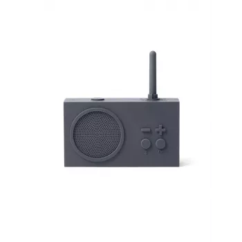 Lexon Tykho 3 radio Bluetooth-kaiutin tummanharmaa LA119G3