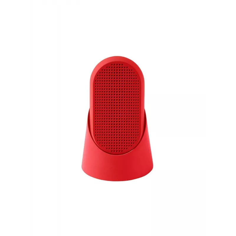 Lexon Mino T kannettava Bluetooth-kaiutin jalustalla ja karabiinilla, punainen