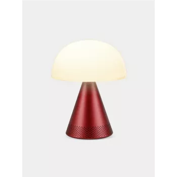 Lexon Mina Audio L LED-valaisin Bluetooth-kaiuttimella tummanpunainen LH76DR
