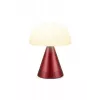 Lexon Mina Audio L LED-valaisin Bluetooth-kaiuttimella tummanpunainen LH76DR