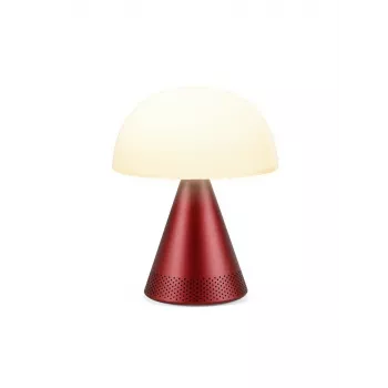Lexon Mina Audio L LED-valaisin Bluetooth-kaiuttimella tummanpunainen LH76DR
