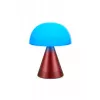 Lexon Mina Audio L LED-valaisin Bluetooth-kaiuttimella tummanpunainen LH76DR