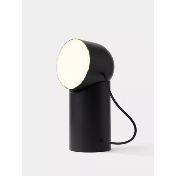 Lexon Orbe kannettava LED-lamppu musta LH88N