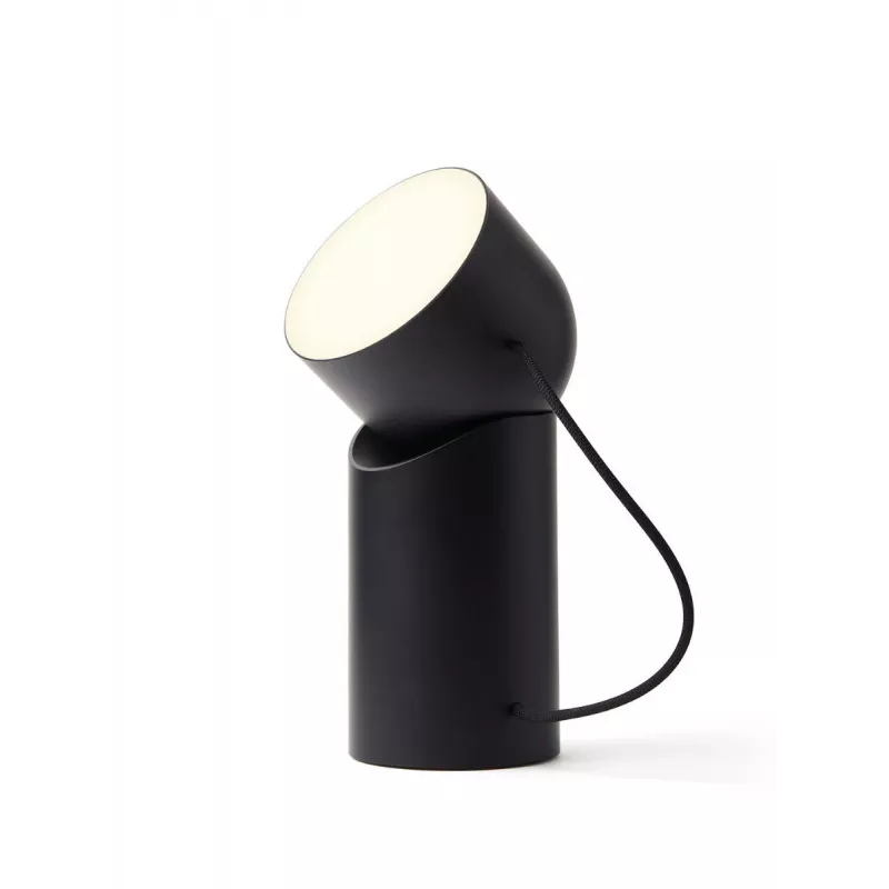 Lexon Orbe kannettava LED-lamppu musta LH88N