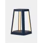 LEXON Lantern LED-akkuvalaisin Qi-langattomalla latauksella, tummansininen LH94DB
