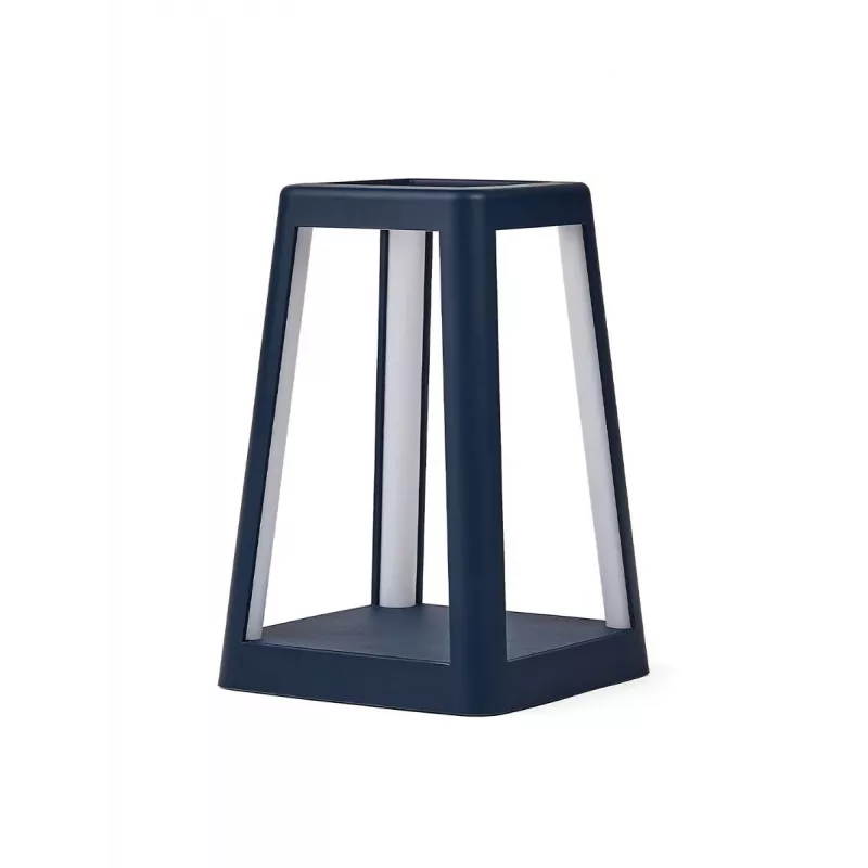 LEXON Lantern LED-akkuvalaisin Qi-langattomalla latauksella, tummansininen LH94DB