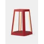 Lexon Lyhty-LED-valaisin langattomalla laturilla Dunkelrot LH94DR