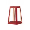 Lexon Lyhty-LED-valaisin langattomalla laturilla Dunkelrot LH94DR