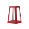 Lexon Lyhty-LED-valaisin langattomalla laturilla Dunkelrot LH94DR