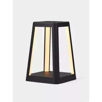 LEXON Lantern LED-valaisin langattomalla laturilla musta LH94N