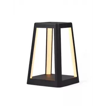 LEXON Lantern LED-valaisin langattomalla laturilla musta LH94N