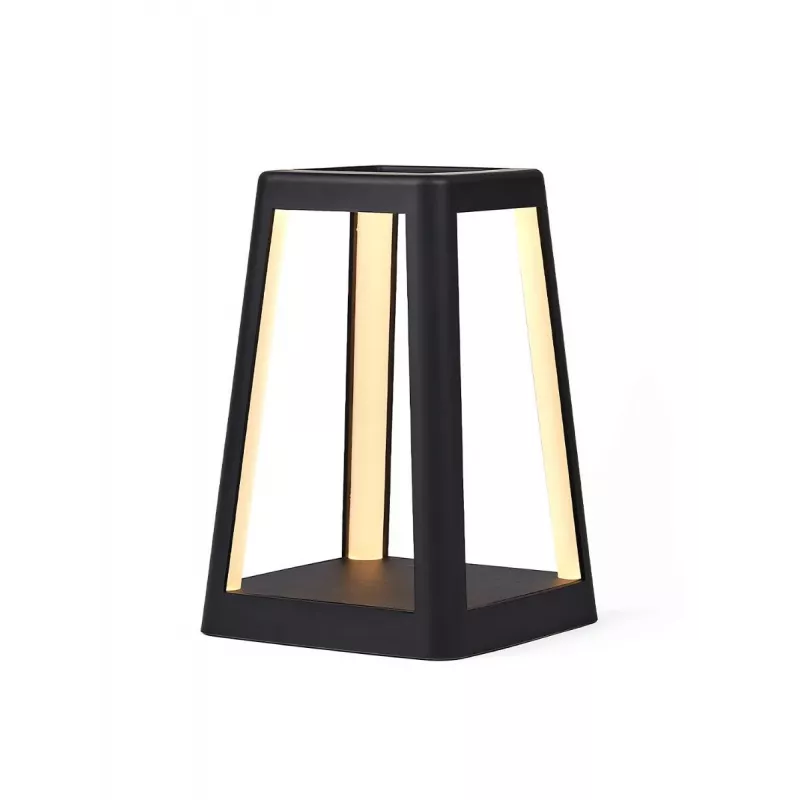 LEXON Lantern LED-valaisin langattomalla laturilla musta LH94N