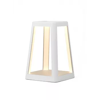 Lexon Lantern LED-valaisin langattomalla laturilla valkoinen LH94W