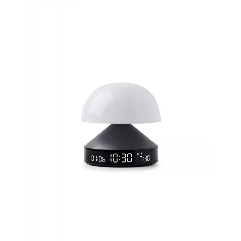 Lexon Mina Sunrise Herätyskello Valolla, Gun Metal / Dark Grey, LR153MX