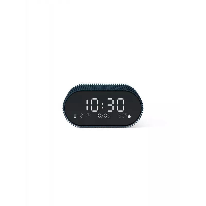 Lexon Ray Clock Digitaalinen Herätyskello Lämpötila- ja Kosteusanturilla, Ozeanblau LR155OB3