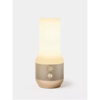 LEXON Terrace+ 3-in-1 LED-valaisin, Bluetooth-kaiutin, Powerbank 2000 mAh, Gold LA134D