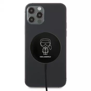 Karl Lagerfeld MagSafe-yhteensopiva langaton laturi 15W musta