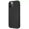 AMG Hardcase Leather Hot Stamped -kotelo Apple iPhone 12 Pro Max 6,7 inch musta