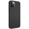 AMG Hardcase Leather Hot Stamped -kotelo Apple iPhone 12 Pro Max 6,7 inch musta