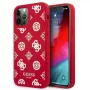 Guess GUHCP12LLSPEWRE iPhone 12 Pro Max 6,7 inch punainen kova kotelo Peony Collection