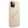 Guess Saffiano Vintage Script kova kotelo Apple iPhone 12 Pro Max 6,7