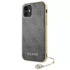 Guess GUHCN61GF4GGR iPhone 11 6,1 inch kova kotelo 4G Charms Collection - harmaa