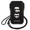 Karl Lagerfeld Ikonik Karl & Choupette Head kova kotelo iPhone 12 / 12 Pro 6,1