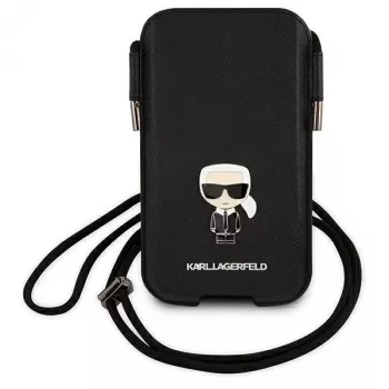 Karl Lagerfeld Saffiano Ikonik Karl kova kotelo iPhone 12/12 Pro 6,1