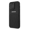 AMG AMHCP13LOSDBK iPhone 13 Pro kova kotelo nahka Curved Lines musta