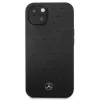 Mercedes-Benz iPhone 13 Mini kova kotelo nahka Stars Pattern musta
