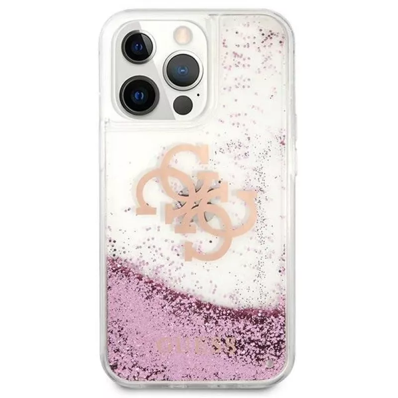 Guess GUHCP13XLG4GPI kova kotelo Apple iPhone 13 Pro Max 6,7