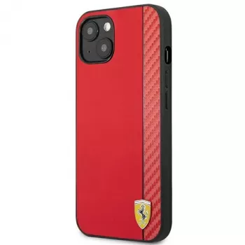 Ferrari On Track Carbon Stripe kova kotelo Apple iPhone 13 mini 5,4