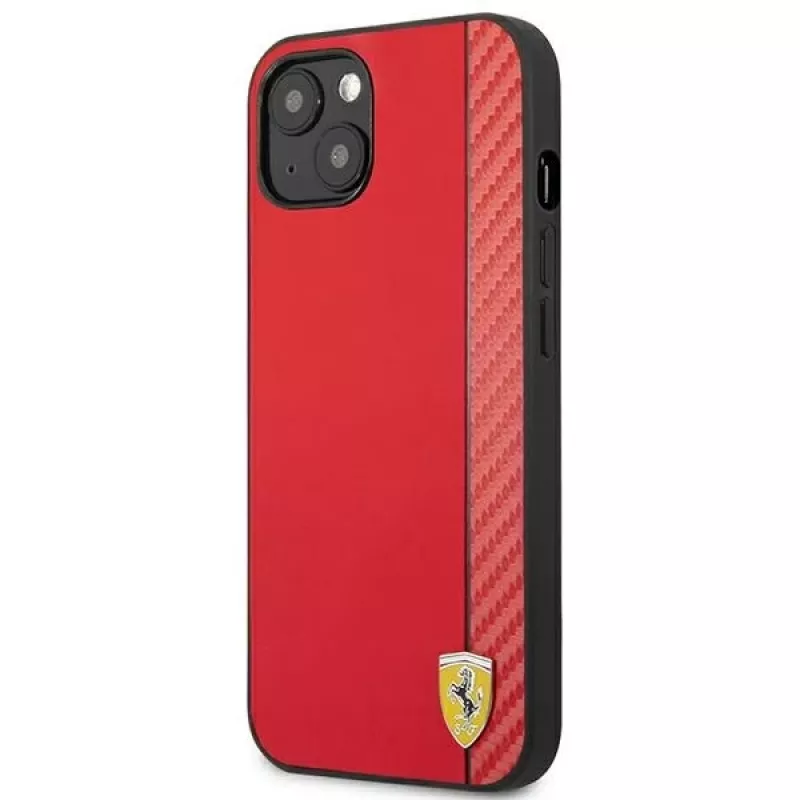 Ferrari On Track Carbon Stripe kova kotelo Apple iPhone 13 mini 5,4