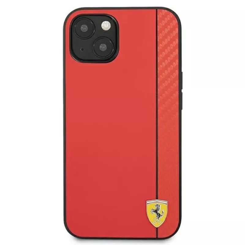 Ferrari On Track Carbon Stripe kova kotelo Apple iPhone 13 mini 5,4
