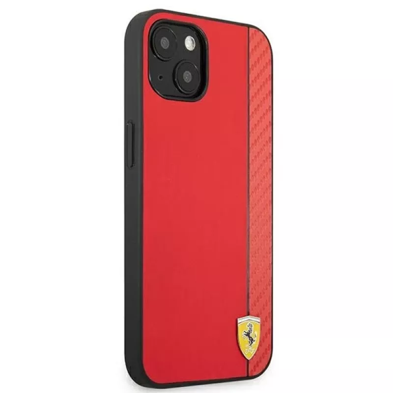 Ferrari On Track Carbon Stripe kova kotelo Apple iPhone 13 mini 5,4