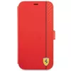 Ferrari FESAXFLBKP13SRE On Track Carbon Stripe kotelo iPhone 13 mini, punainen