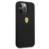 Ferrari FESSIHCP13LBK silikoninen kova kotelo iPhone 13 Pro / 13, musta
