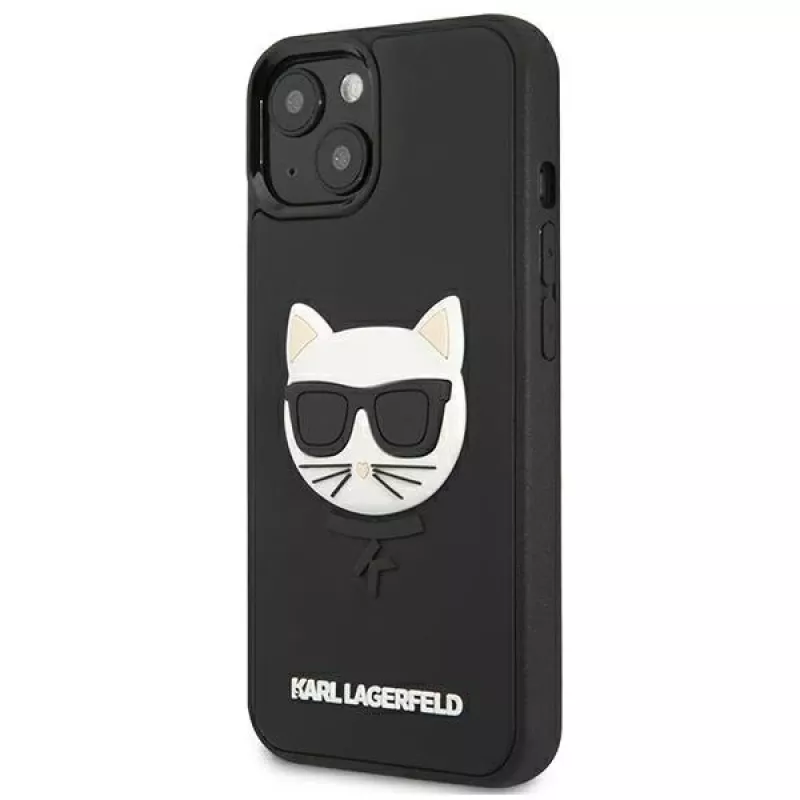 Karl Lagerfeld KLHCP13SCH3DBK kova kotelo Apple iPhone 13 Mini 5,4