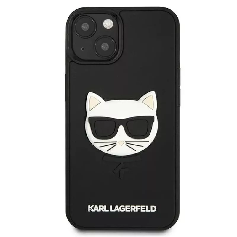 Karl Lagerfeld KLHCP13SCH3DBK kova kotelo Apple iPhone 13 Mini 5,4