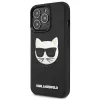 Karl Lagerfeld KLHCP13LCH3DBK kova kotelo 3D Rubber Choupette iPhone 13 Pro / 13 6,1