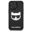 Karl Lagerfeld KLHCP13LCH3DBK kova kotelo 3D Rubber Choupette iPhone 13 Pro / 13 6,1