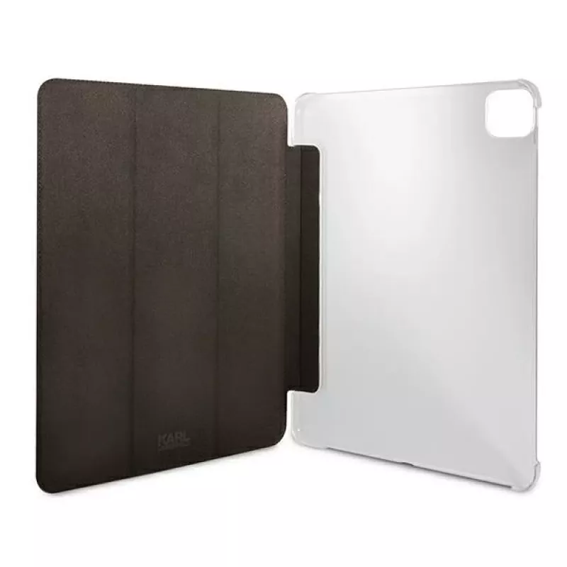 Karl Lagerfeld KLFC12OKMK kotelo iPad Pro 12,9 inch (2021/2022) - musta Saffiano Karl Iconic