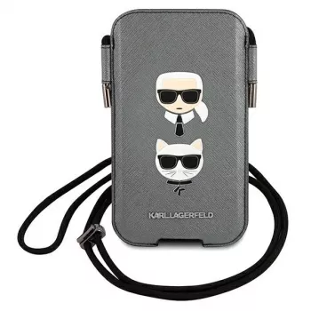 Karl Lagerfeld Ikonik Saffiano kova kotelo Apple iPhone 12 / 12 Pro 6,1