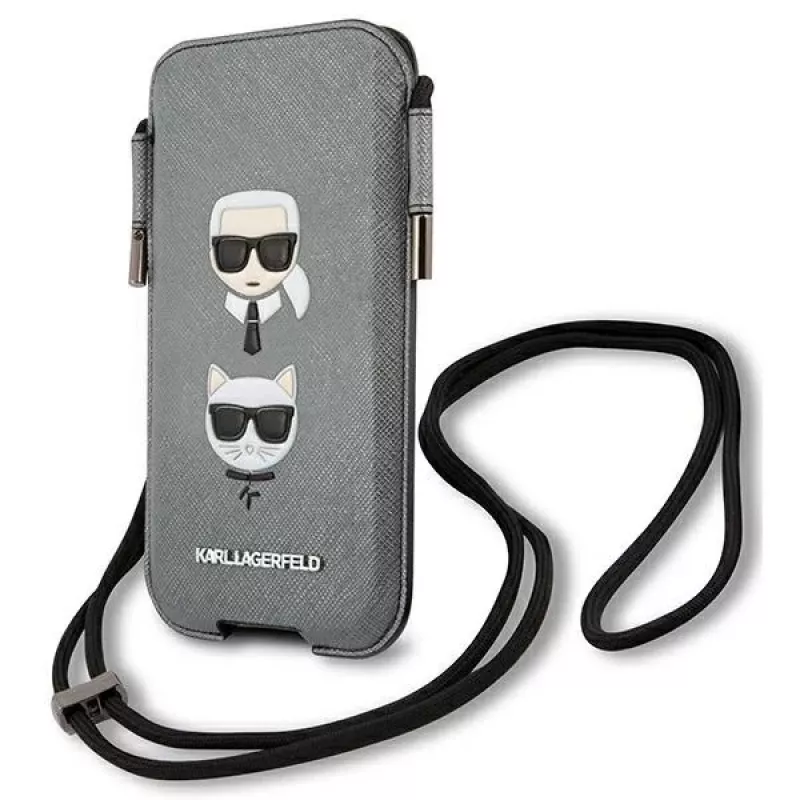 Karl Lagerfeld Ikonik Saffiano kova kotelo Apple iPhone 12 / 12 Pro 6,1