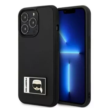 Karl Lagerfeld KLHCP13X3DKPK Ikonik Patch kova kotelo iPhone 13 Pro Max 6,7