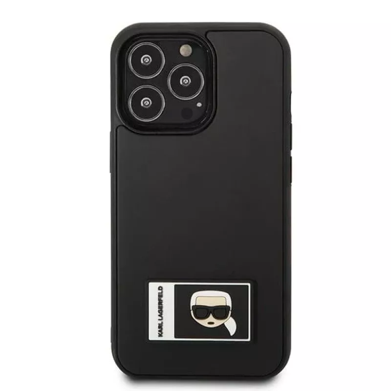 Karl Lagerfeld KLHCP13X3DKPK Ikonik Patch kova kotelo iPhone 13 Pro Max 6,7
