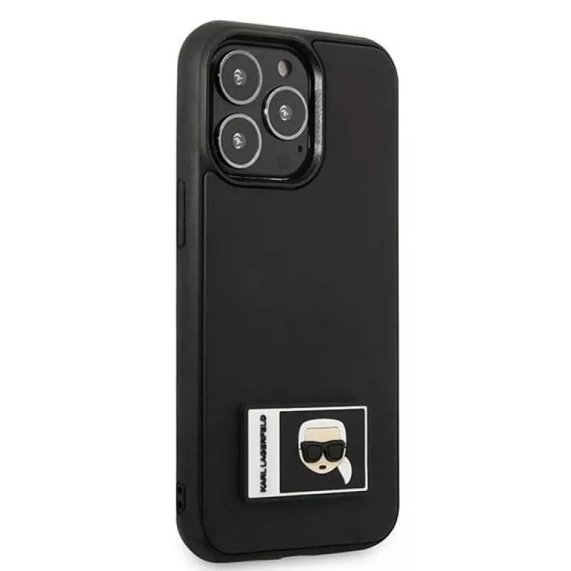 Karl Lagerfeld KLHCP13X3DKPK Ikonik Patch kova kotelo iPhone 13 Pro Max 6,7